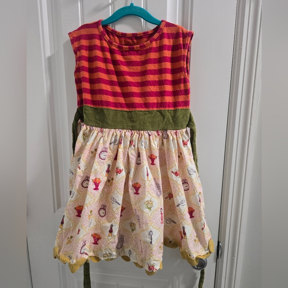 Persnickety Fun Mixprint Colorfull Dress Top Sz 10